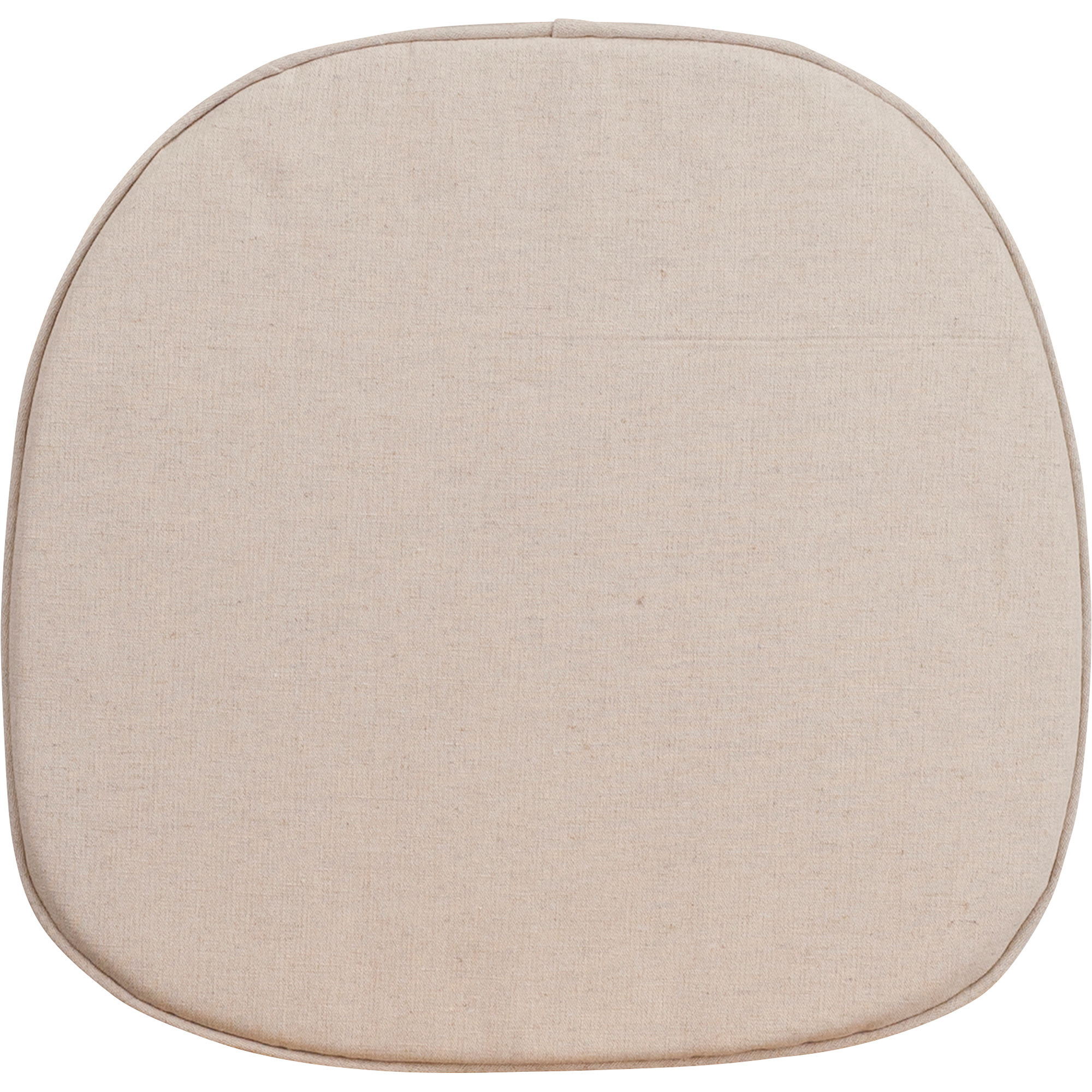 Flash Furniture Cross Back Barstool Cushion, Burlap, 15.75in.W x 15.25in.D x 1in.H, Model# XAXCUSH